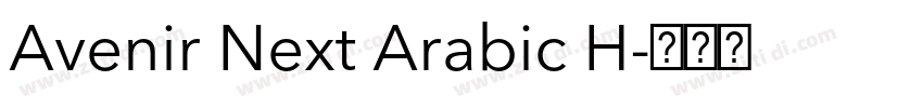 Avenir Next Arabic H字体转换